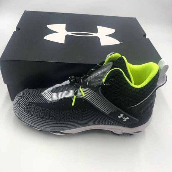 Brand New Under Armour Mens Highlight Hammer‎ MC Mid Football Cleats Men Size 12 - Picture 2 of 8